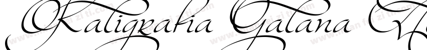 Kaligrafia Galana Alt字体转换